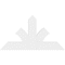 Ekena Millwork Richland Architectural Grade PVC Gable Bracket, 48"W x 26"H x 2"D x 6"F, 13/12 Pitch GBP048X26X0206RIC00 - alternate 3
